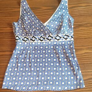 INC International Concepts Silk Blend Sleeveless Blouse | Size: 8